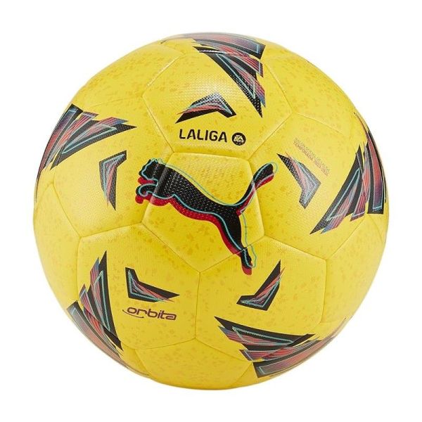 Puma Orbit Laliga futbola bumba, 5. izmērs, dzeltena Puma Orbit Laliga futbola bumba, 5. izmērs, dzeltena