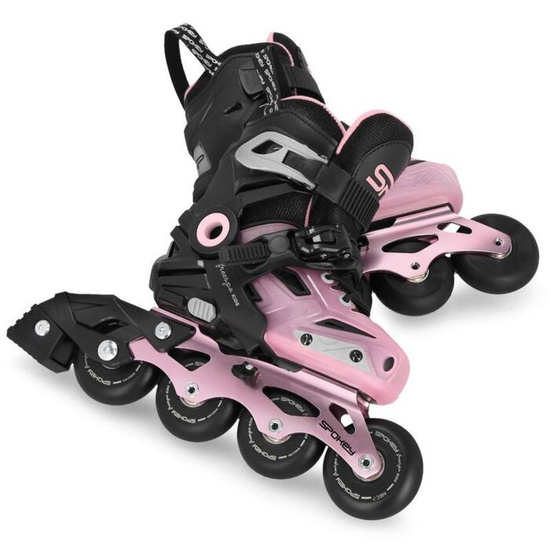 Spokey skrituļslidas, Freespo Junior 944626, rozā krāsa