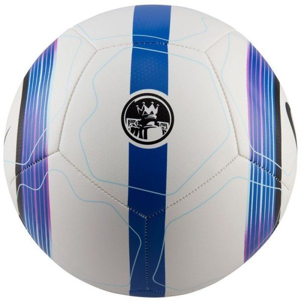 Nike Premier League Pitch futbola bumba, 5. izmērs, krāsa balta-melna-melna-zilā-violeta