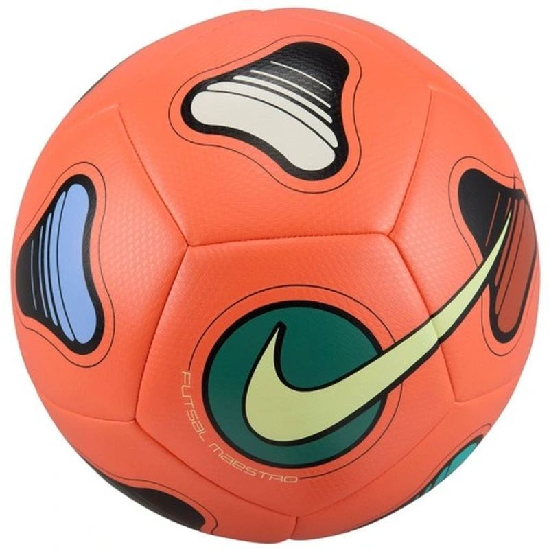Nike Futsal Maestro telpu futbola bumba, izmērs 4, krāsa oranža-dzeltena-zaļa