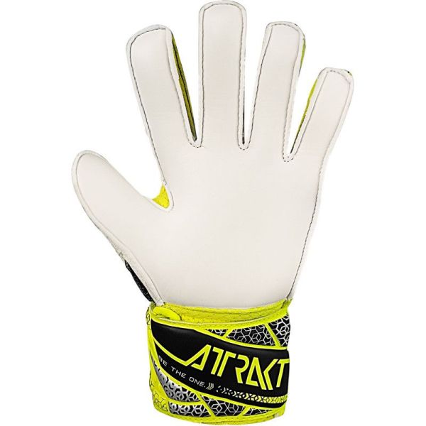 Reusch Attrakt Solid Junior vārtsarga cimdi, selektīvā melnā krāsā