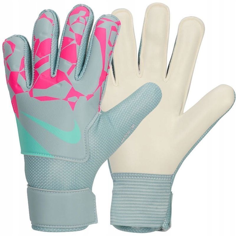 Nike GK Match Jr vārtsargu cimdi, piparmētru rozā krāsā
