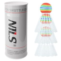 NILS badmintona raķete NBL6020, neilona, balta