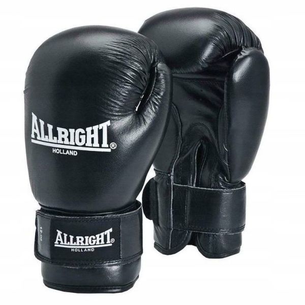 Allright boksa cimdi melnā krāsā Allright boksa cimdi melnā krāsā