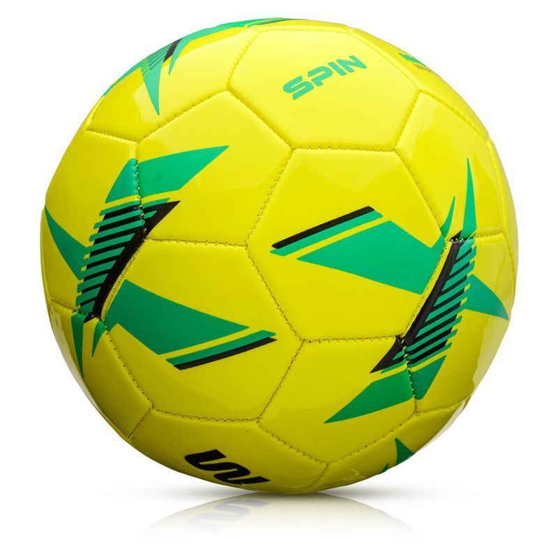 Meteor Spin futbola bumba, dzelteni zaļa, 3. izmērs