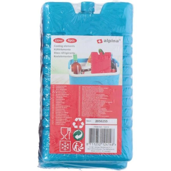 Ledusskapja dzesēšanas ieliktnis 4x220ml Ledusskapja dzesēšanas ieliktnis 4x220ml