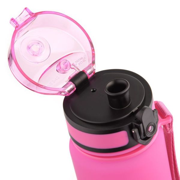 Meteor sporta pudele 500 ml rozā/violetā krāsā