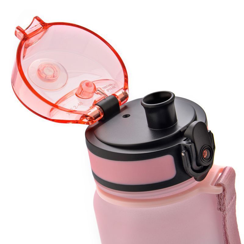 Meteor sporta pudele 350 ml rozā/turkīza krāsā