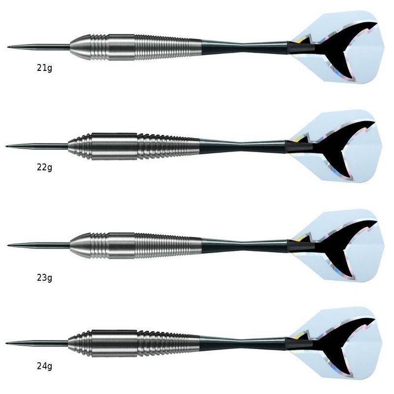 Harrows Silver Shark Blade šautriņas, 23g