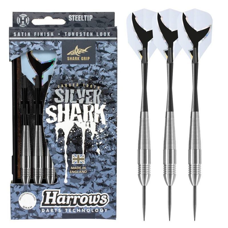 Harrows Silver Shark Blade šautriņas, 23g