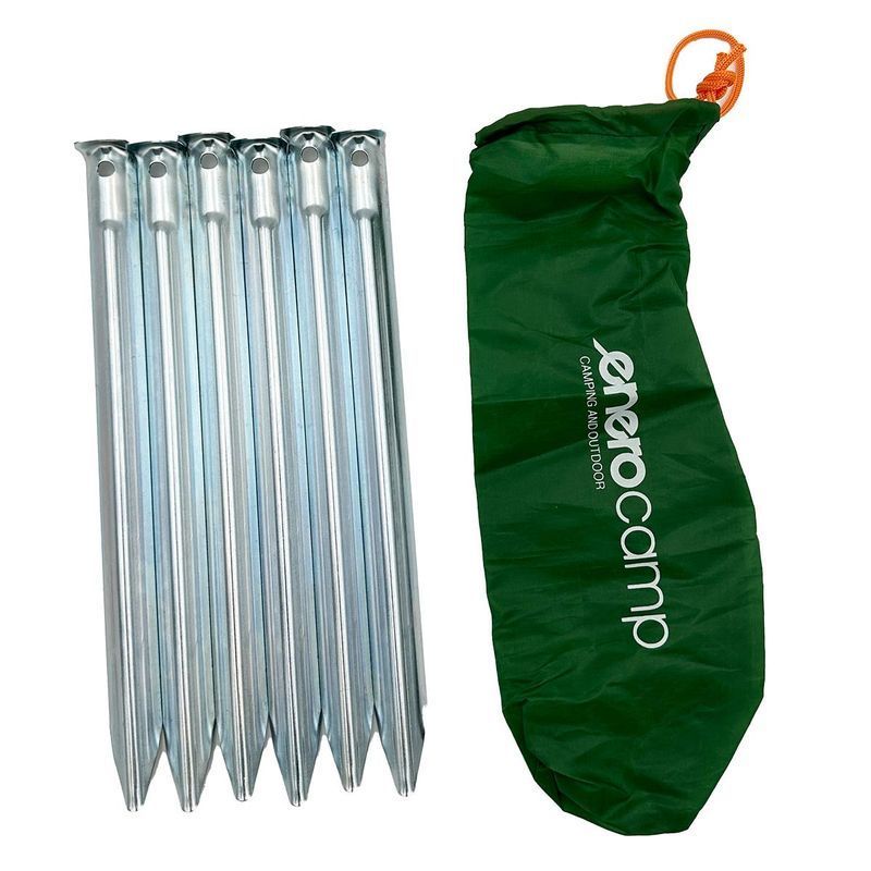 Enero Camp telts naglas, 23cm - 6gab