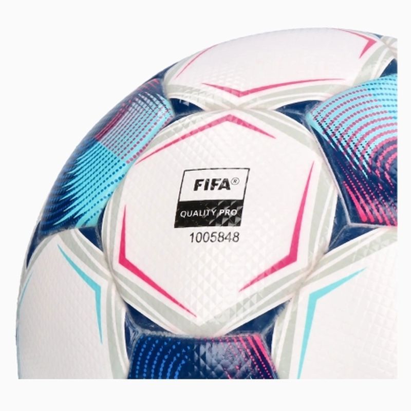 Select Brillant Super TB Fifa PRO futbola bumba, izmērs 5, krāsa balta-zilā-rozā