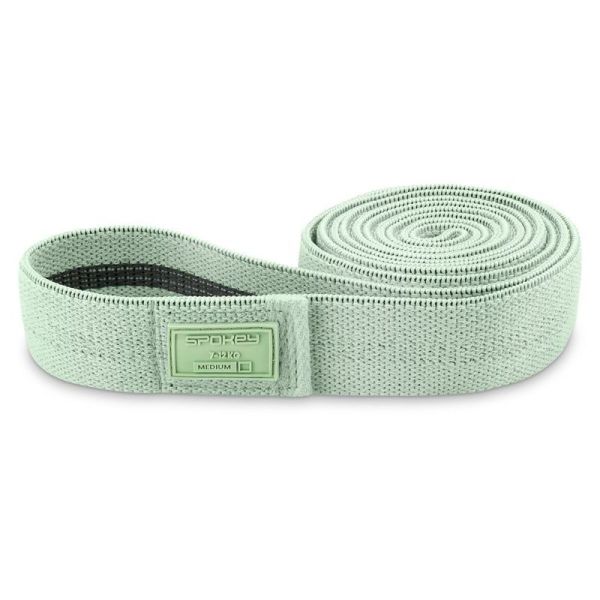 Spokey treniņu gumija 945963, pretestība 7-12 kg, zaļa krāsa Spokey treniņu gumija 945963, pretestība 7-12 kg, zaļa krāsa