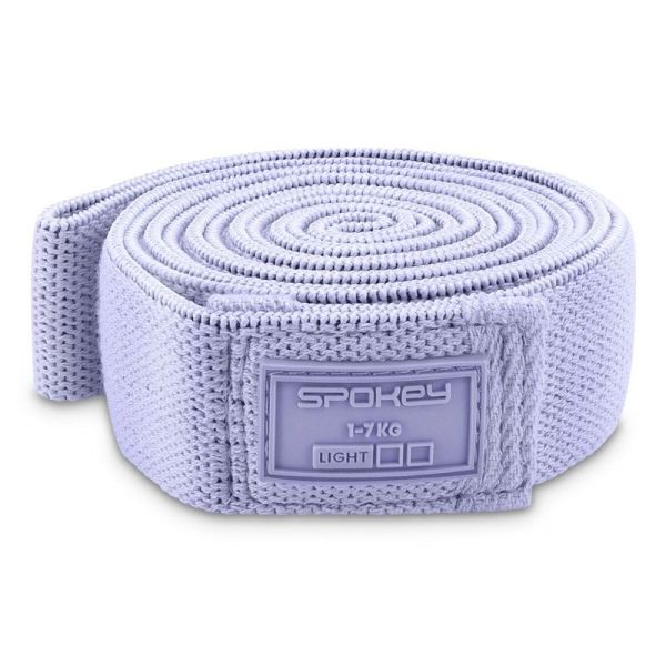 Spokey treniņu gumija 945961, pretestība 1-7 kg, violeta krāsa
