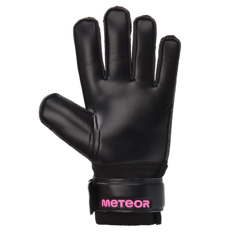 Vārtsargu cimdi Meteor Catch , melni-rozā krāsa