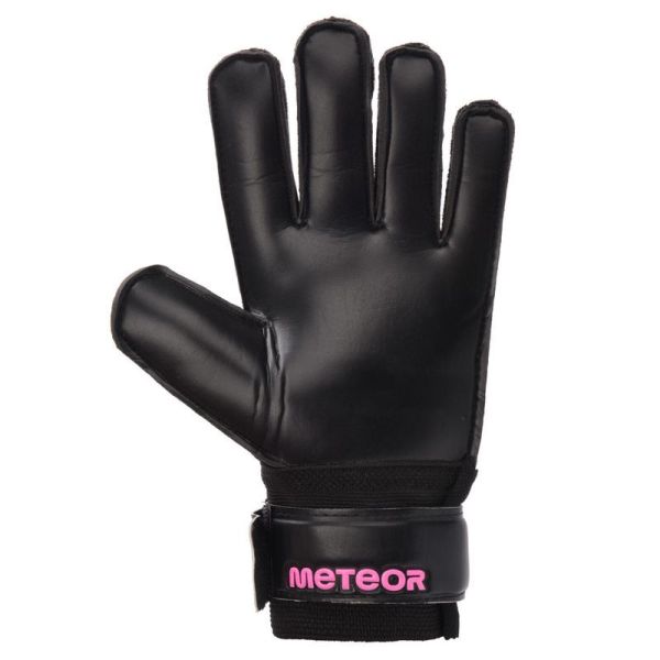 Vārtsargu cimdi Meteor Catch , melni-rozā krāsa
