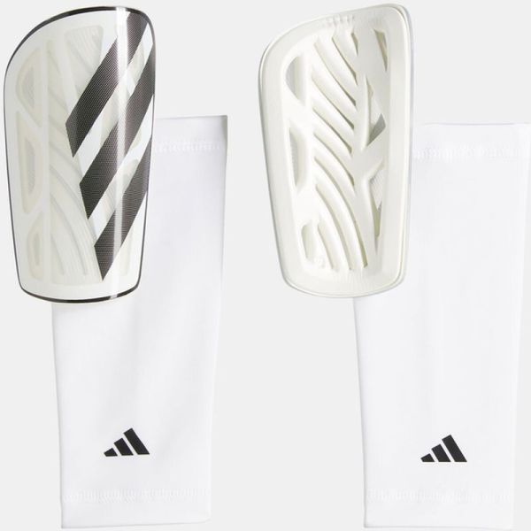 Adidas Tiro SG LGE futbola aizsargs, melns un balts Adidas Tiro SG LGE futbola aizsargs, melns un balts