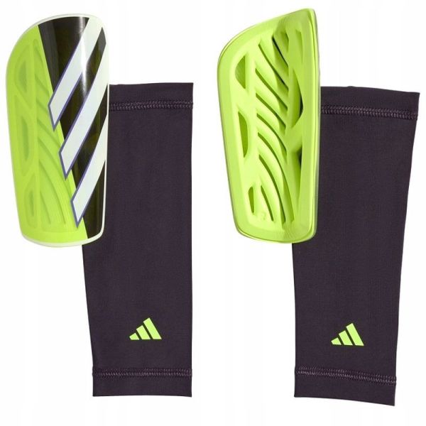 Adidas Tiro SG LGE futbola aizsargi, dzelteni-melni-violeti Adidas Tiro SG LGE futbola aizsargi, dzelteni-melni-violeti
