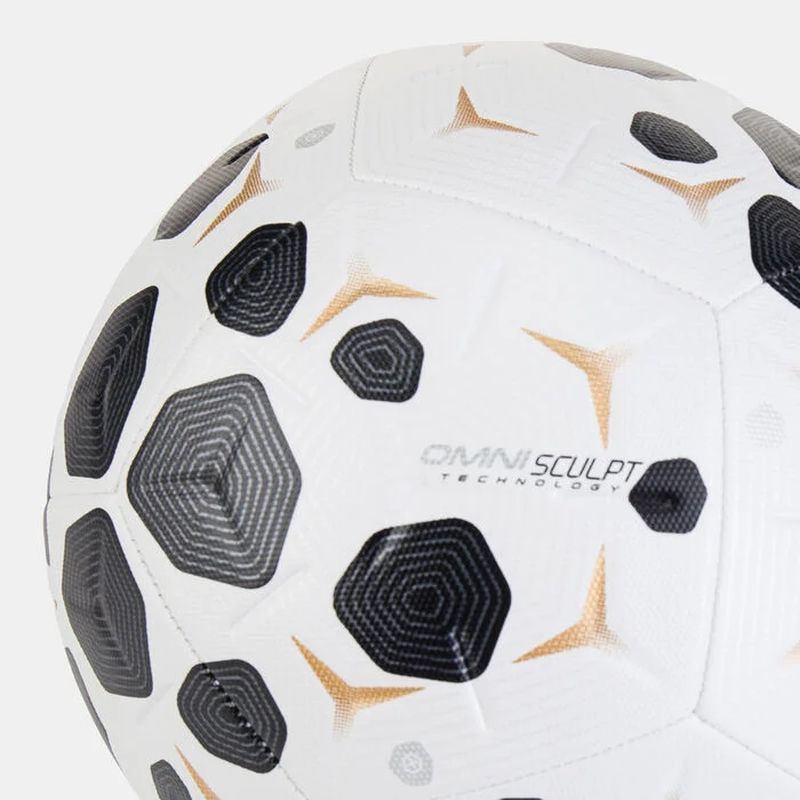 Nike Academy futbola bumba, 5. izmērs, balta-melna-zelta krāsa