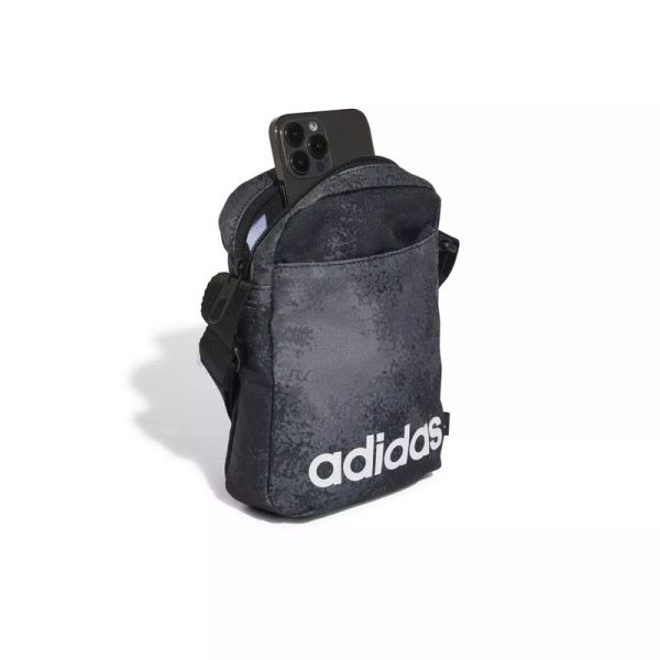 Adidas Lin G ORG maisiņš, JV5274, pelēk- melna krāsa Adidas Lin G ORG maisiņš, JV5274, pelēk- melna krāsa